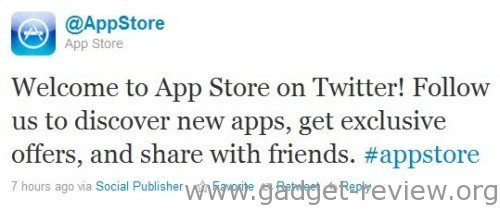 AppStore Twitter Account