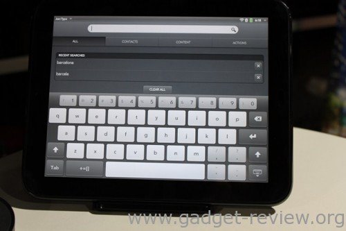 HP TouchPad keyboard HP TouchPad keyboard