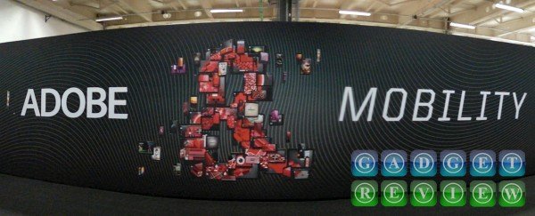 Adobe Mobility MWC booth