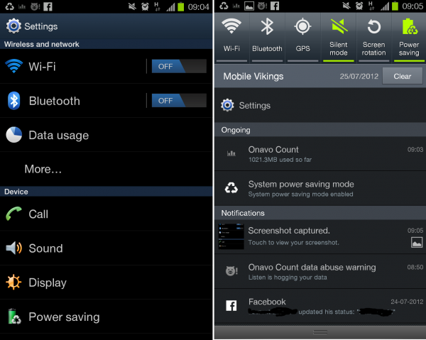 Galaxy Note Ice Cream Sandwich